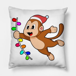 Monkey Christmas Liana Pillow