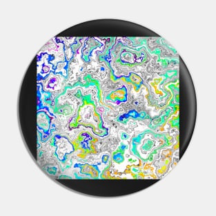 Rivers Original Abstract Design Pin