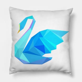 MINIMALIST POLYGON SWAN Pillow