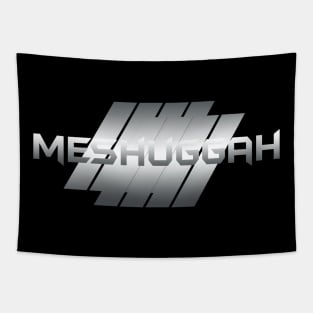 Metallic Illustration meshuggah Tapestry