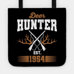 Gifts for 67 Year Old Deer Hunter 1954 Hunting 67th Birthday Gift Ideas Tote