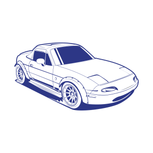 Blue line miata classic T-Shirt