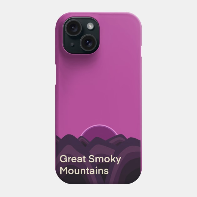 The Great Smoky Mountains Phone Case by Obstinate and Literate