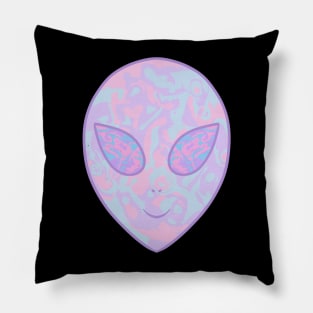 Happy Alien Pillow