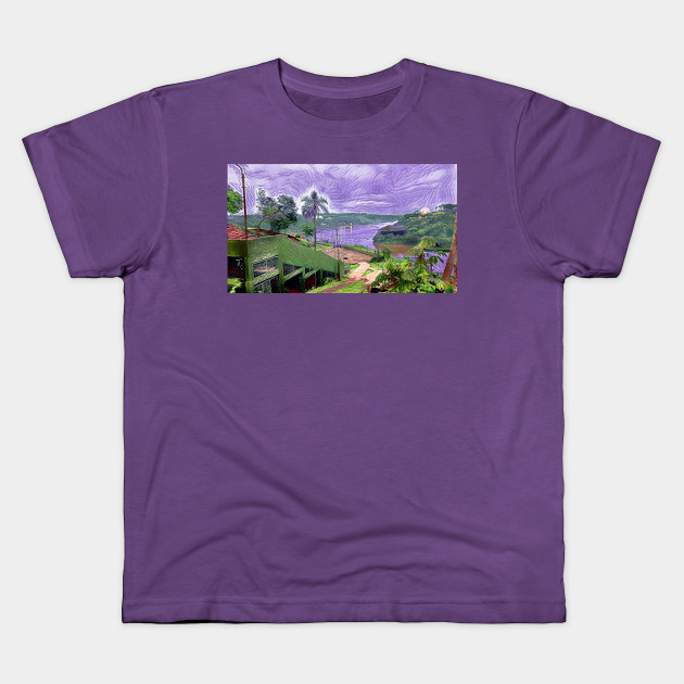 Triple Frontier Painting Frontier Kids T Shirt Teepublic
