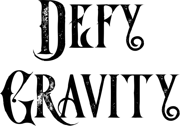 Defy Gravity Kids T-Shirt by TheatreThoughts