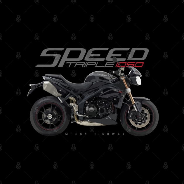 Triumph Speed Triple 15 black, sl by MessyHighway