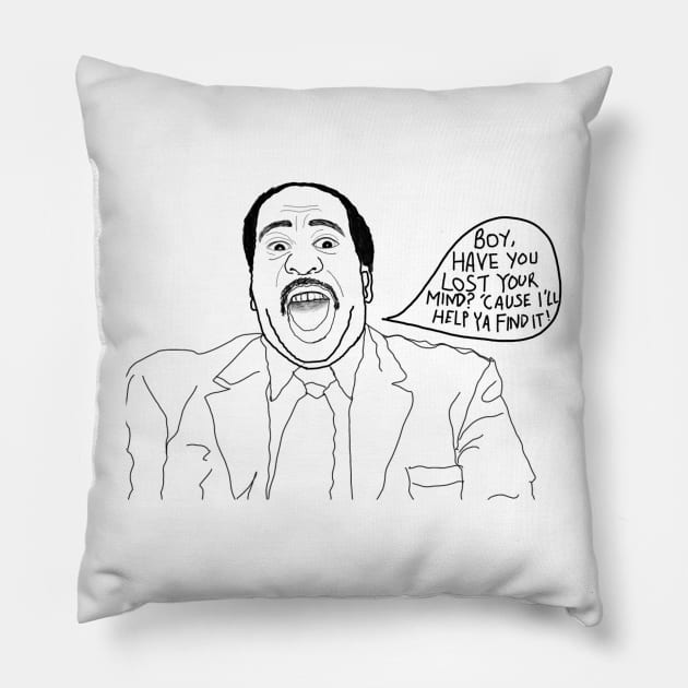 Stanley "BOI" Pillow by mailshansen