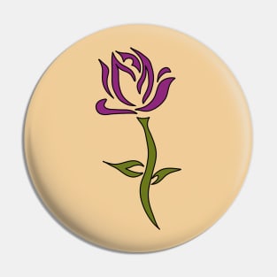 Minimalist flower Pin
