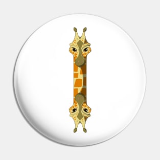 Two-Headed Giraffe Pin