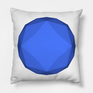 gmtrx royal blue f72 polyhedron Pillow