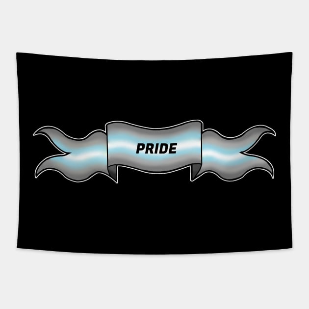 demiboy pride banner Tapestry by TOASTYWAFFL3Z