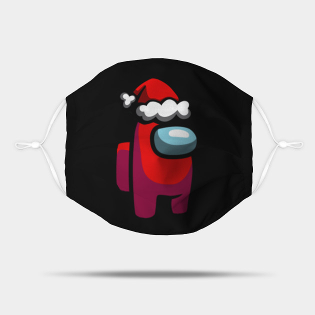 Red Santa Hat Among Us Character Among Us Crewmate Mask Teepublic Red Santa Hat Among Us Character Among Us Crewmate Mask Teepublic
