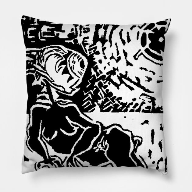 KUKL K.U.K.L THE EYE BJORK Pillow by TheObserver