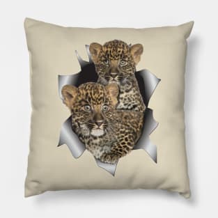 Leopards Cubs Pillow