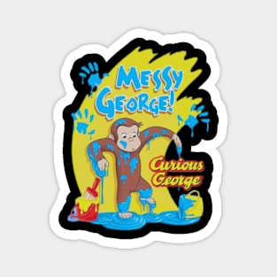 Curious George new 12 Magnet
