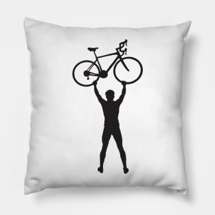 Bicycle Silhouette Pillow