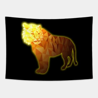Tiger with shiny face Tapestry