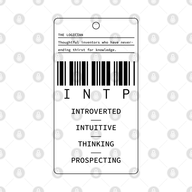 INTP - The Logician - Introverted Intuitive Thinking Prospecting by Millusti