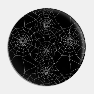 Halloween Spider Cobwebs Pattern Pin