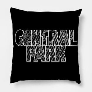 Central Park Street Map Pillow