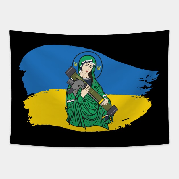 saint javelin Tapestry by Myartstor 