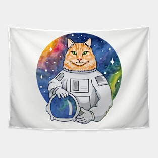 Catstronaut Cat Astronaut Tapestry