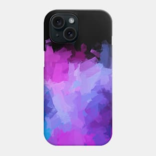 Violet Party Night Abstract Painting Phone Case