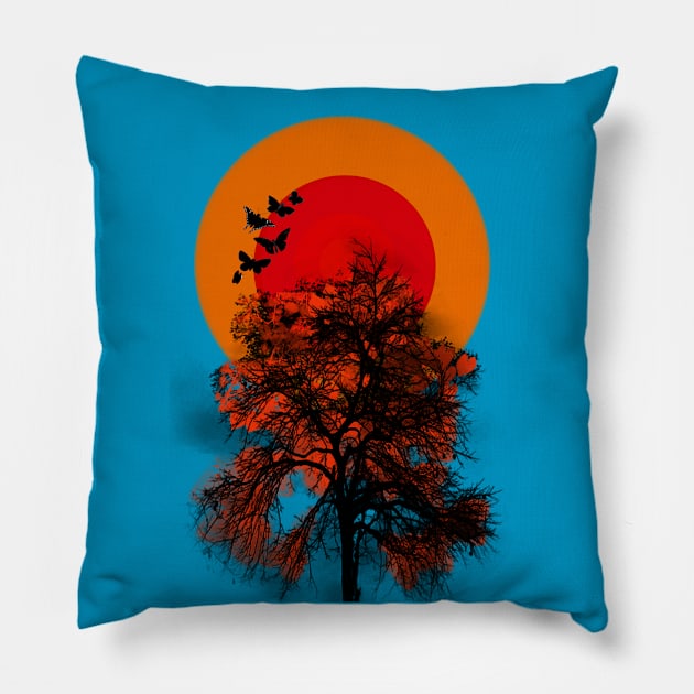 Autumn Afternoon Pillow by Mr. Piknik