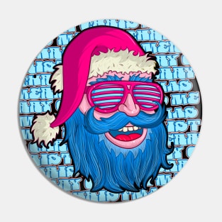 Funky Santa wishes you a Merry Christmas! Pin