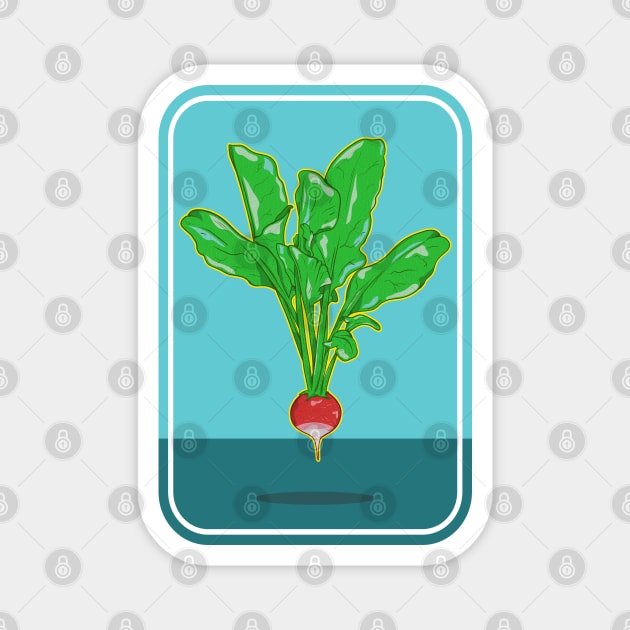 Radish levitating Magnet by mailboxdisco