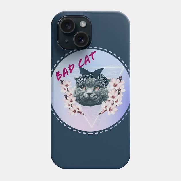 Bad Cat Phone Case by Diversa Store