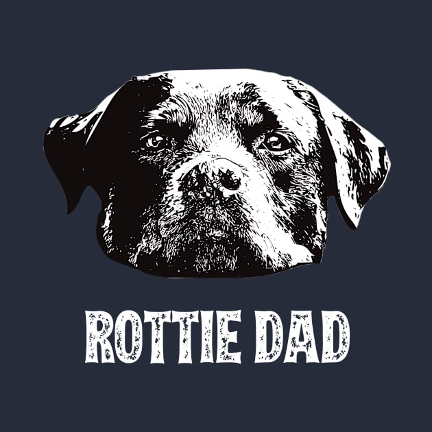 Rottweiler Dad by DoggyStyles