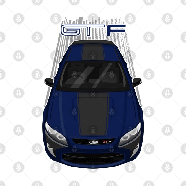 Ford Falcon GT-F 351 - Blue - Black Stripe by V8social