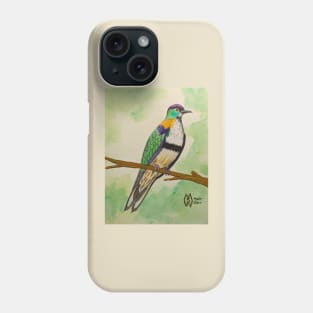 Superb fruit dove in the rainforest Phone Case