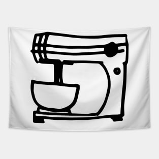 Hand Drawn Mixer Tapestry