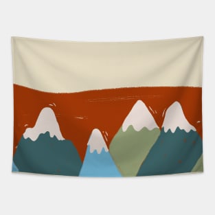 Mountain Line Tapestry