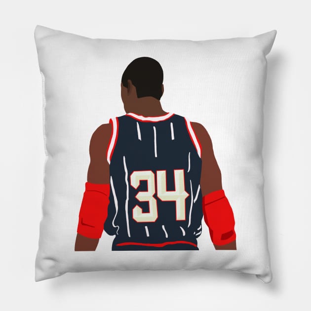 Hakeem Olajuwon Pillow by ActualFactual