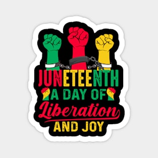 Juneteenth A Day of Liberation and Joy, 1865 Juneteenth Freedom Magnet