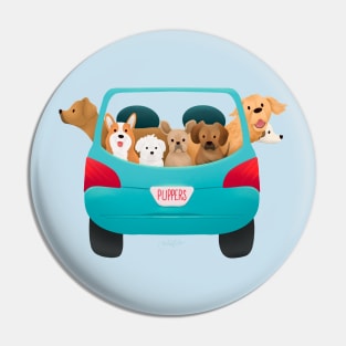 Pup Car Pin