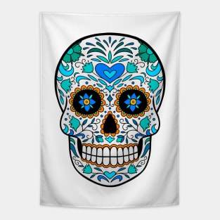 Sugar Skull Art Tapestry