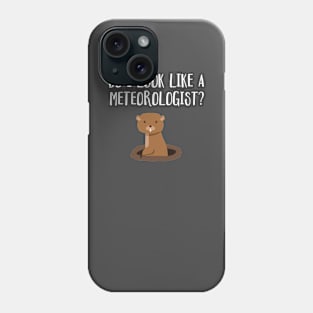 Do I Look Like A Meteorologist? Groundhog Day Funny Phone Case