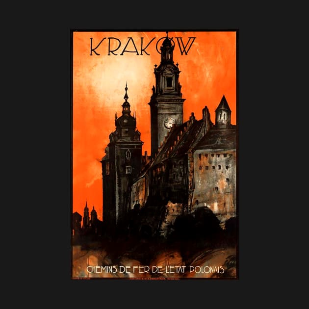 Vintage Travel Poster - Krakow by Starbase79