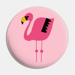 Pink flamingo Pin