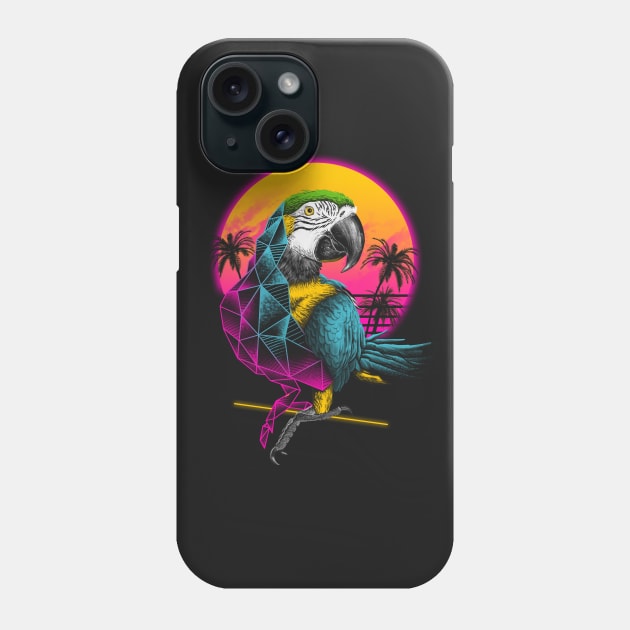 Rad Parrot Phone Case by Vincent Trinidad Art