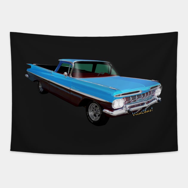 1959 El Camino 1st Generation Tapestry by vivachas