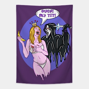 Ouch! My Tit! Tapestry