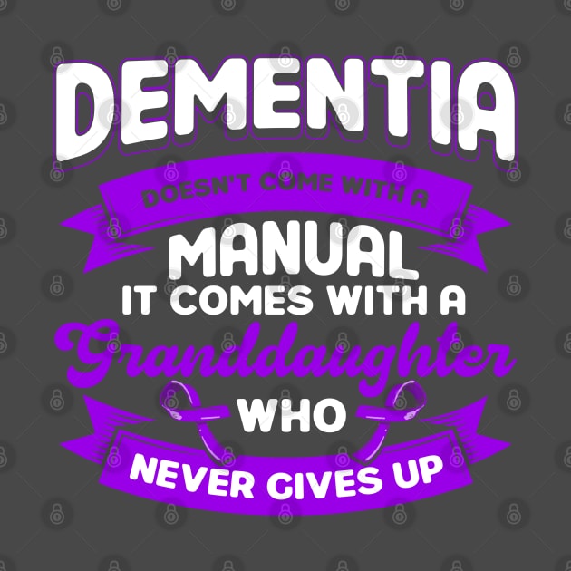 Seniors Purple Ribbon Dementia gift by Toeffishirts