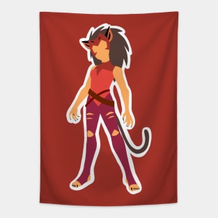 Minimalist Catra Tapestry