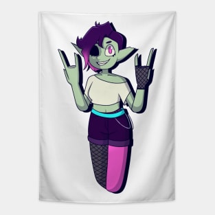 Alt Zombie Girl Tapestry